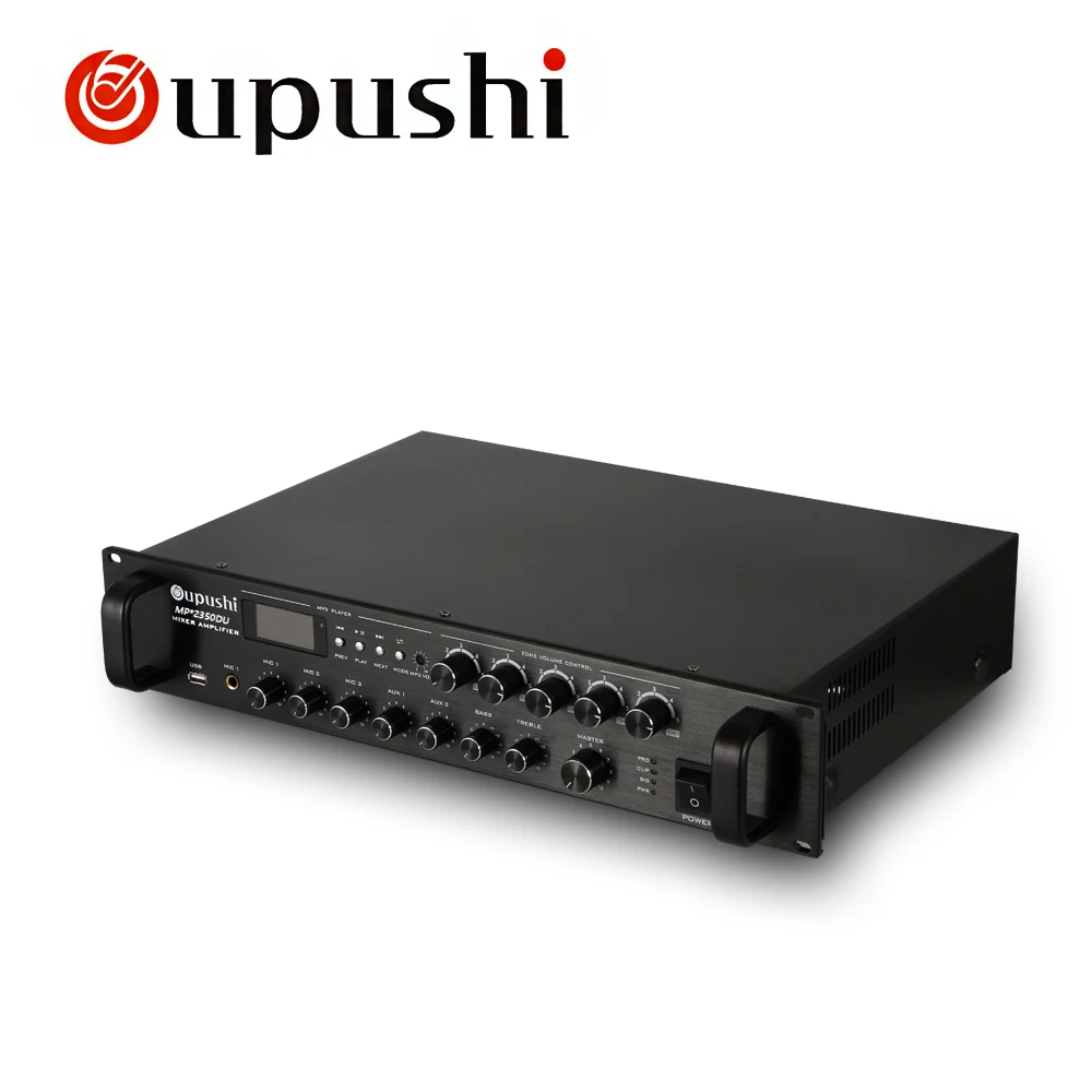 350W 5 zone Профессиональный усилитель мощности с usb sd fm oupushi|professional power amplifier|power