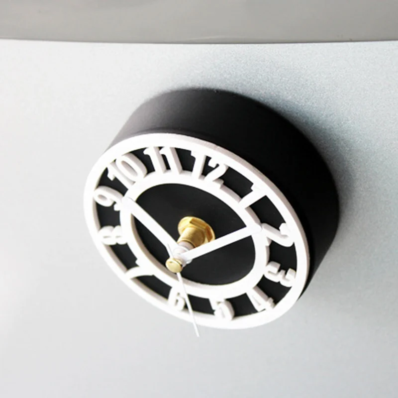 Милые цифры настенные часы креативные магнитные на холодильник свежие цвета