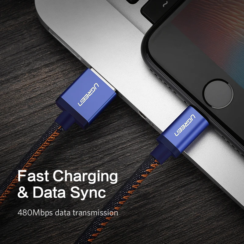 Ugreen MFi кабель USB для быстрой зарядки и передачи данных | Электроника