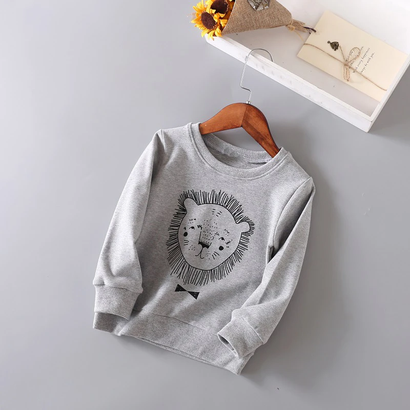 2018 для маленьких мальчиков и девочек детский вязаный свитер милый мультфильм Лев