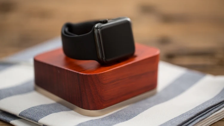 Для Apple Watch Зарядное устройство деревянный зарядная док-станция для Apple Watch Series 1 2 3 iWatch держатель