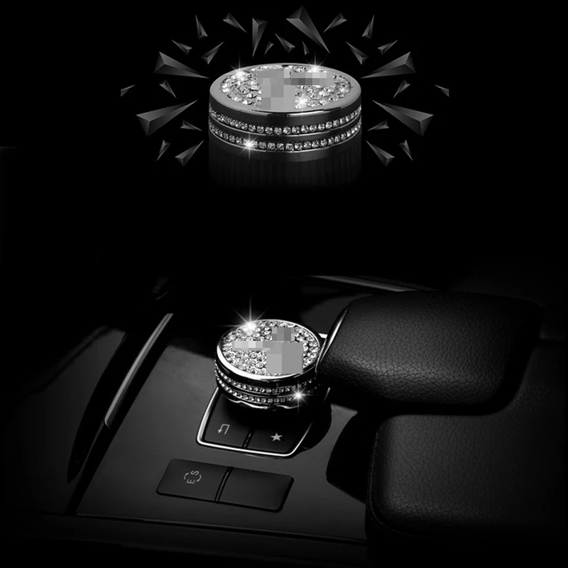 Алмазный Стильный чехол с мультимедийными кнопками для Benz E Class W212 2013 2015 и C W204 2012