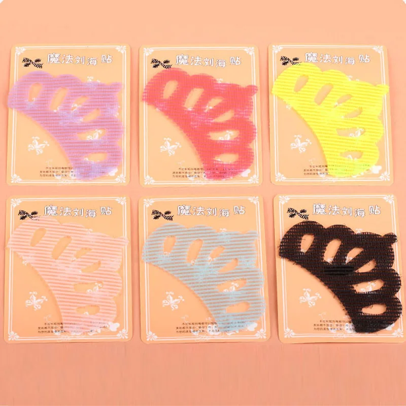 Cute Magic Hair Bangs Paste Accessories and Dress for Women Children Girls 6pcs in a lot |