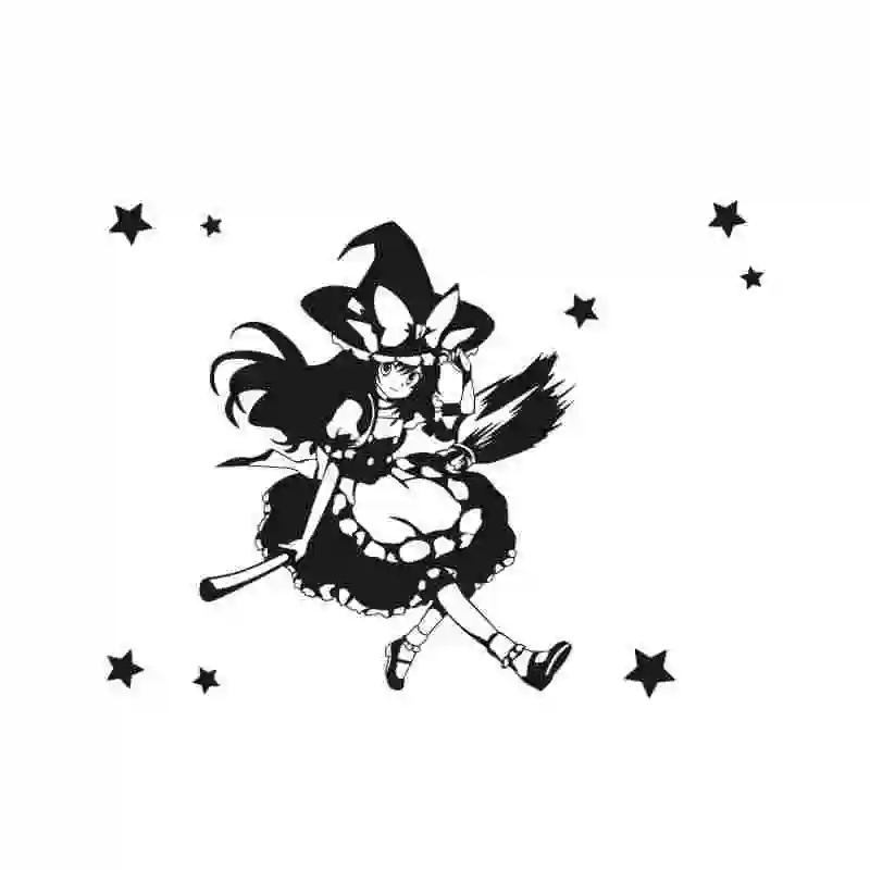 Наклейка в стиле аниме стихина Touhou Project мультяшный Кирисаме Мариса наклейка на