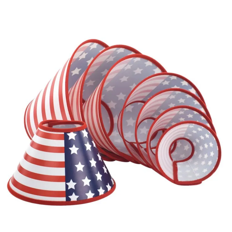 1PC Dog Cat Wound Healing Protection Shape Anti-Bite Pet Protective Collar Care Supplies Shower Tool Cover Cone |