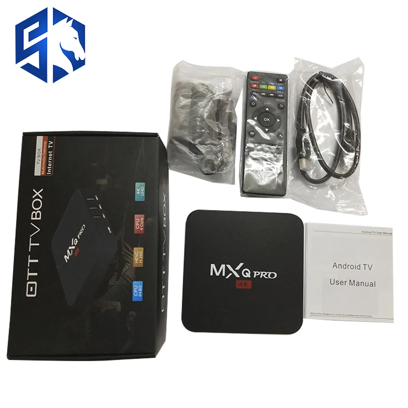 Amlogic S905W ТВ Box Android Операционная система Декодер каналов кабельного телевидения