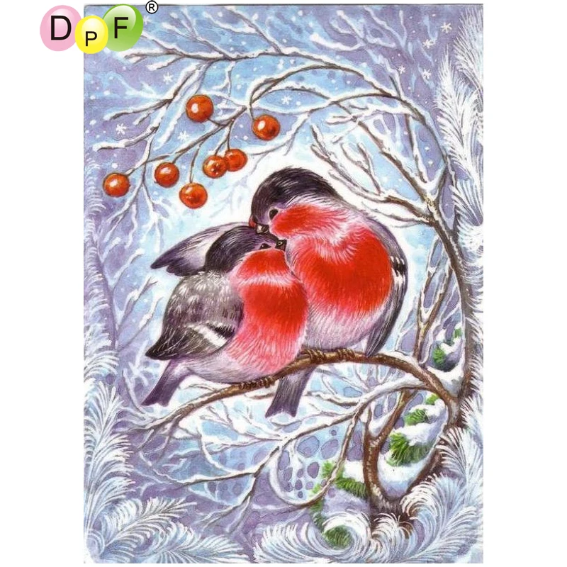 

DPF Алмазная вышивка красная фотокартина Вышивка крестом игла Алмазная мозаика полный квадратный Стразы домашний декор