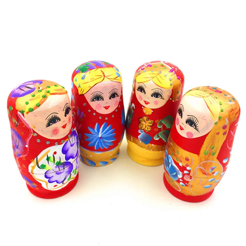 Семейная Игра туристический сувенир 6 5 см шт./компл. кукла-матрешка Обучающие