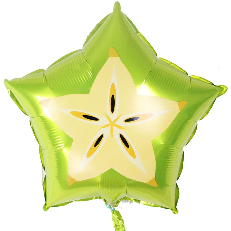 Ynaayu 1 шт. Фруктовые шары 18 дюймов Питайя, клубника, киви, гелийный шарик, детская игрушка, декорация на день рождения и свадьбу