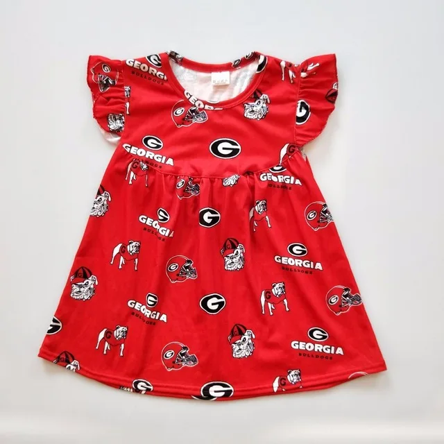 Hot Sale Wholesale Price Girls Dresses 2018 Back To School Kids Dress for Clothes Cartoon Stationery Children Clothing | Детская одежда