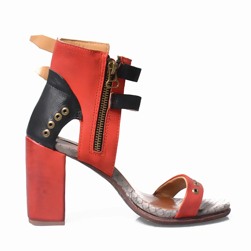 Сандалии женские из натуральной кожи босоножки Гладиаторы с ремешком на