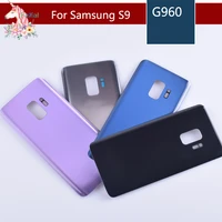 for samsung galaxy s9 g960 g960f s9 plus g965 g965f housing battery cover door rear chassis back case housing glass replacement