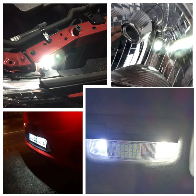 T10 W5W светодиодный лампы 2835 SMD 168 194 автомобильные аксессуары просвет индикаторная