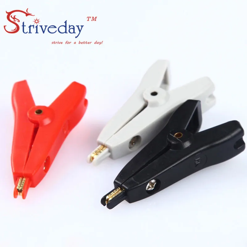 Новинка медный зажим-крокодил с покрытием тестовый зажим LCR положительные и