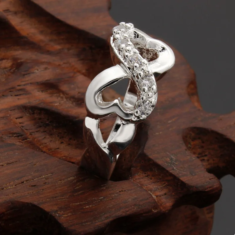 KAMEIER European Bright and charming pure figures rings for women Creative bow shape as party lovely gift | Украшения и