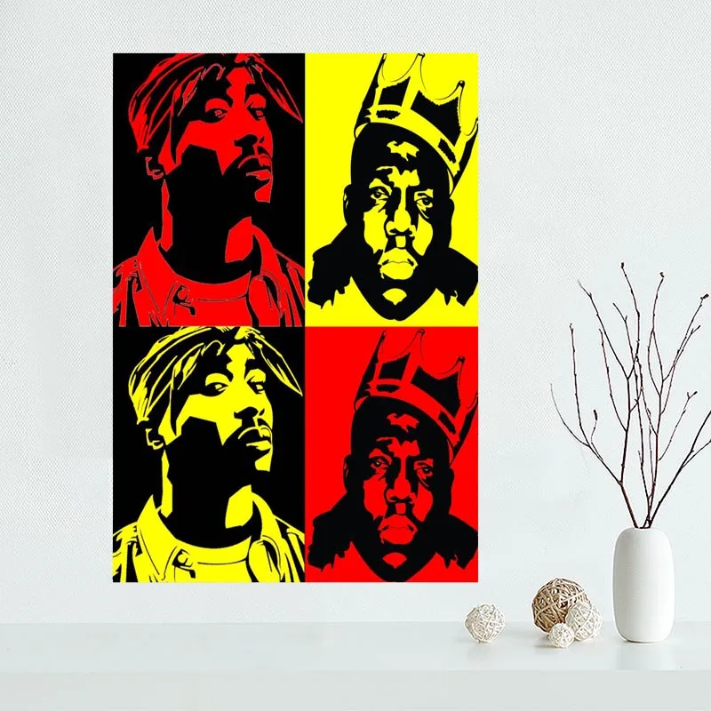 Красивый на заказ 2PAC TUPAC Холст плакат печать рисунок искусство настенный