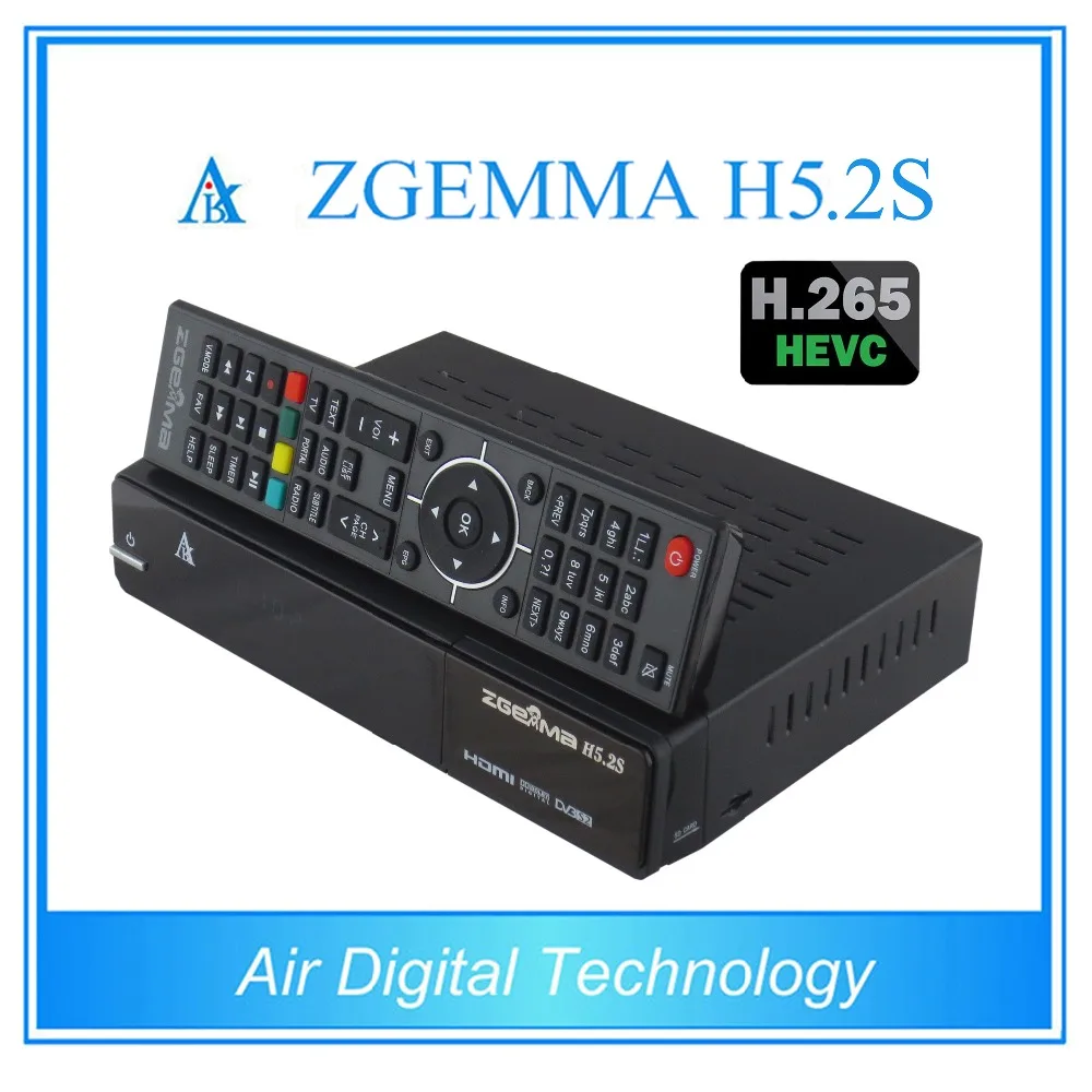5 шт./лот zgemma h5.2s двойной тюнер dvb s2/s спутниковый ТВ приемник с декодированием