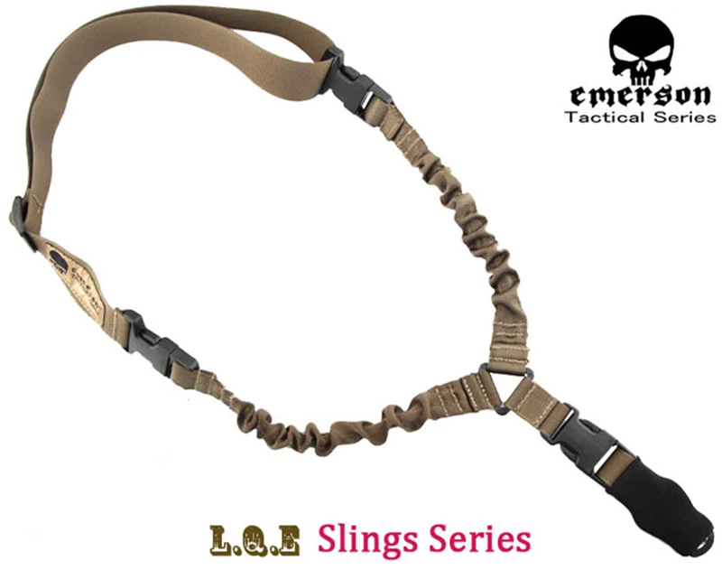 Пистолет Emersongear L. Q.e ремень для банджи с одной точкой MASH Sling/Delta охотничье