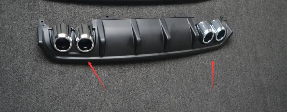 Подходит для Honda Civic задний бампер диффузор бамперы для губ защитная накладка ABS отделка 1Pes - Цвет: 2