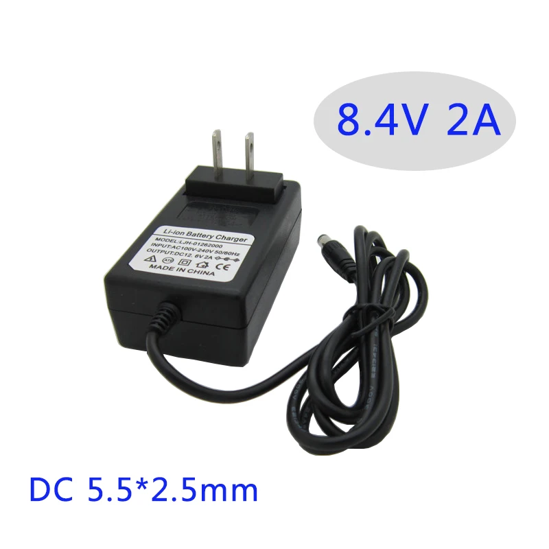 Умное зарядное устройство для литий полимерных батарей 5 5*2 мм 8 4 В 2 А|eu 2a|charger dceu