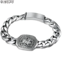 new 100 925 silver good luck bracelet sterling fengshui pixiu bracelet wealth piyao bracelet man jewelry gift