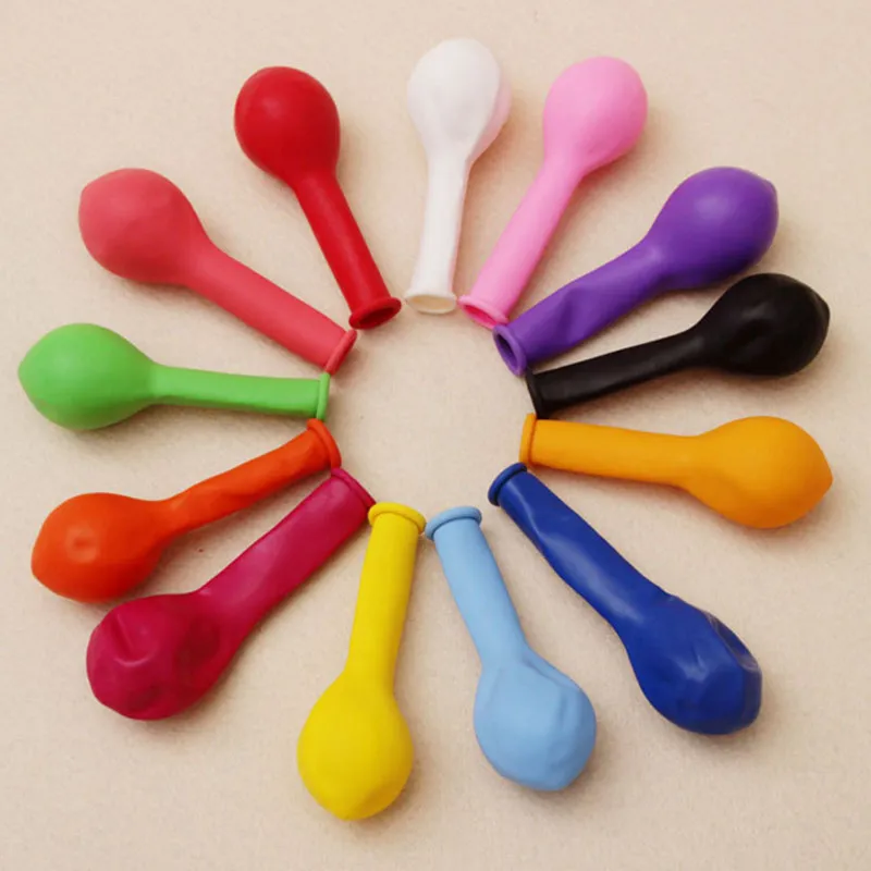 Черные воздушные шары 100 шт./лот 5 дюймов вечерние латексные на день рождения