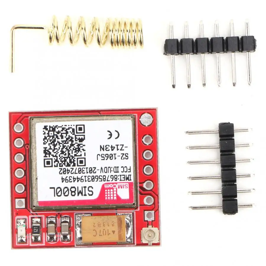 SIM800L GPRS плата GSM Модуль Kit карта MicroSIM TTL последовательный порт пружинная антенна с