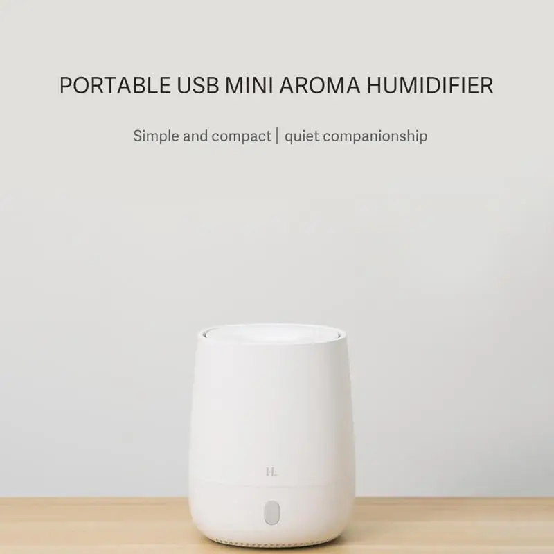 Xiaomi портативный мини USB 120 мл арома-диффузор увлажнитель воздуха тумана с ночным светильник для автомобиля для дома и офиса очистка воздуха Прямая поставка