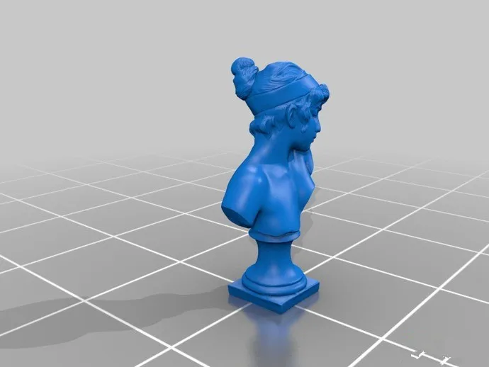 Девушка голова 3D модель STL формиат файл CNC компьютерная рельефная скульптура