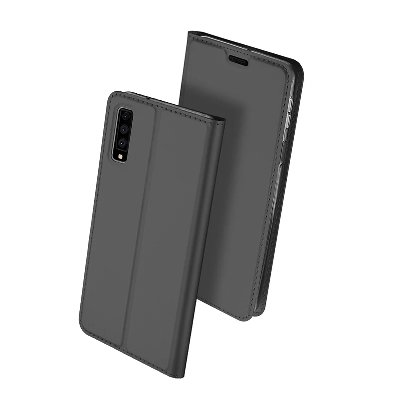 чехол на samsung Galaxy A7 2018 DUX DUCIS для Кожаный Роскошные флип самсунг галакси телефона |