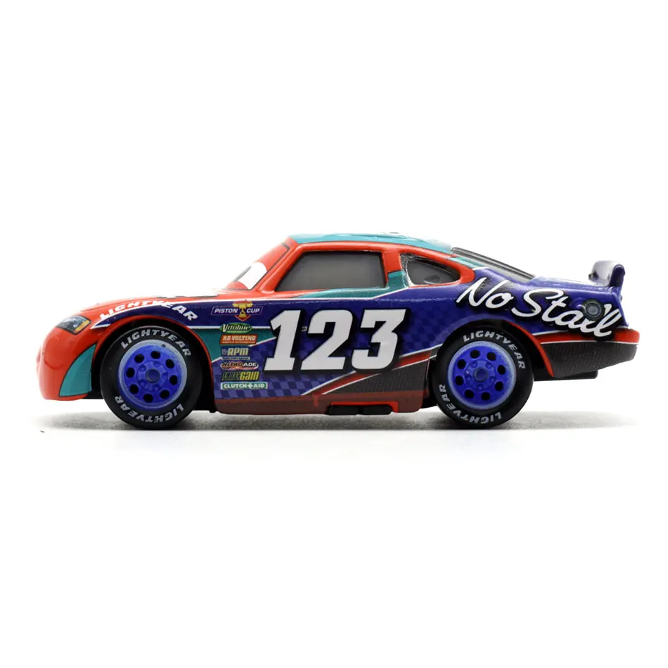 Disney Pixar тачки 3 1:55 ролевые No123 при погоде освещение McQueen литая металлическая Новая