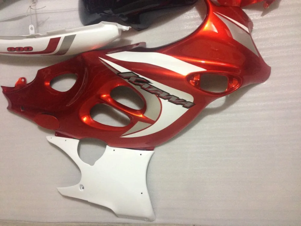 Комплект обтекателей для мотоцикла GSX600F GSX 750F 03 04 05 06 GSX600 750 F 2003 2004 2005 2006 белая