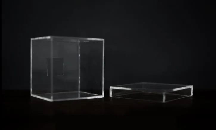 2018 FISM горячая прозрачная тяжести Box трюк крупным планом улица этап карты фокусы