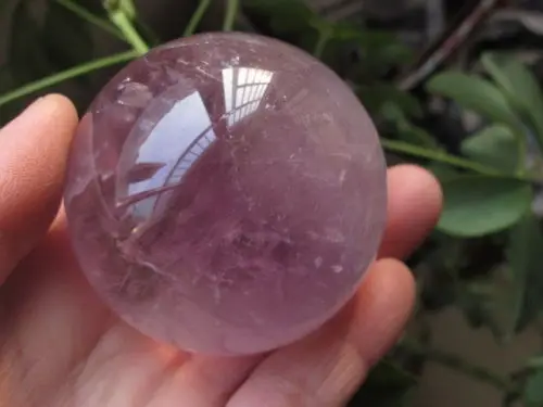 WW 04739 NATURAL AMETHYST QUARTZ CRYSTAL SPHERE BALL Healing | Дом и сад