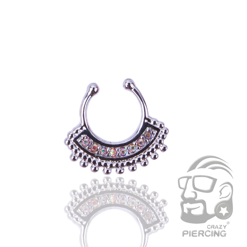 Полное ювелирное изделие высокое качество Поддельные кольца для носа