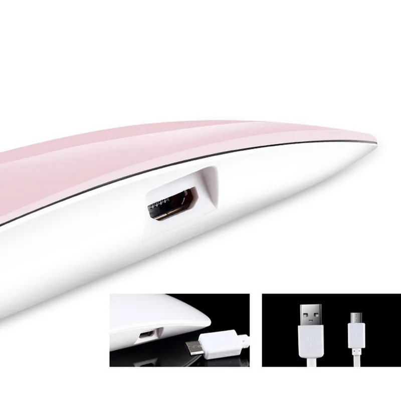 Bittb мини 6 Вт УФ светодиодная лампа для сушки ногтей USB зарядка маникюрный аппарат