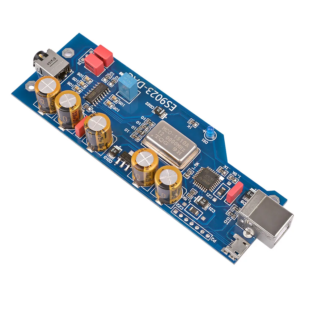 Звуковая карта AIYIMA PCM2706 + ES9023 звуковая DAC декодер с OTG для усилителя наушников AMP