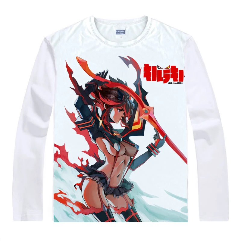 Coolprint японский Футболка с изображением в стиле аниме KILL La футболки мульти стиль