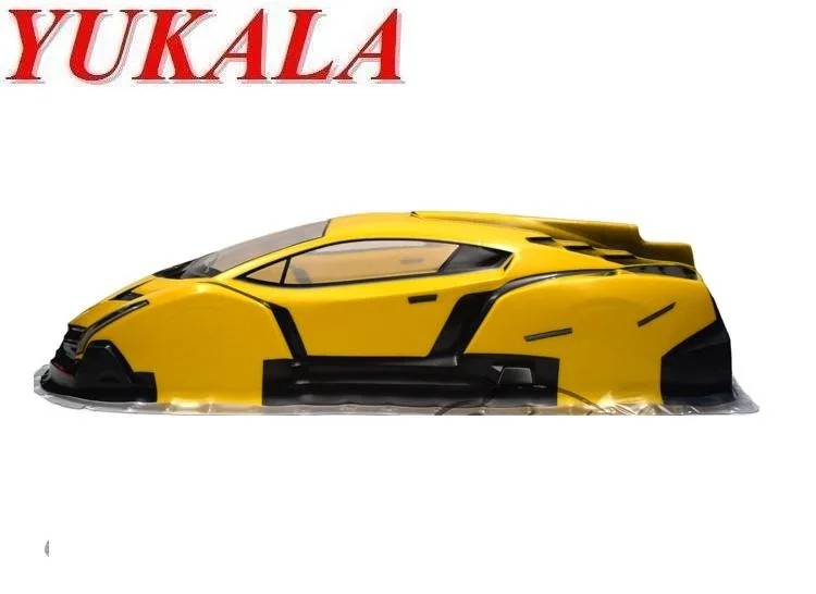 Детали для радиоуправляемых моделей No:091yellow YUKALA1/10 ПВХ Окрашенный корпус РУ хобби