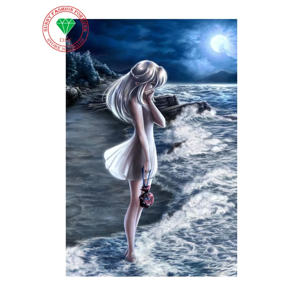 Набор мозаики для имитации вышивки 3D Алмазная живопись крестом квадратные