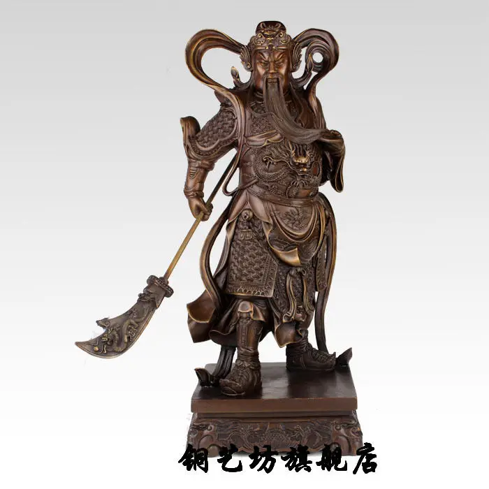 Бронзовая статуэтка гуангун Юй 22 дюйма|statue|statue bronzestatue dragon |