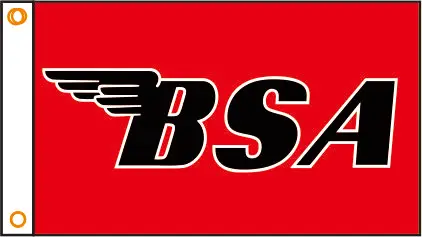 Флаг мотоцикла BSA Banner 3 фута x 5 футов 100% полиэстер 02|Флаги баннеры и аксессуары| |