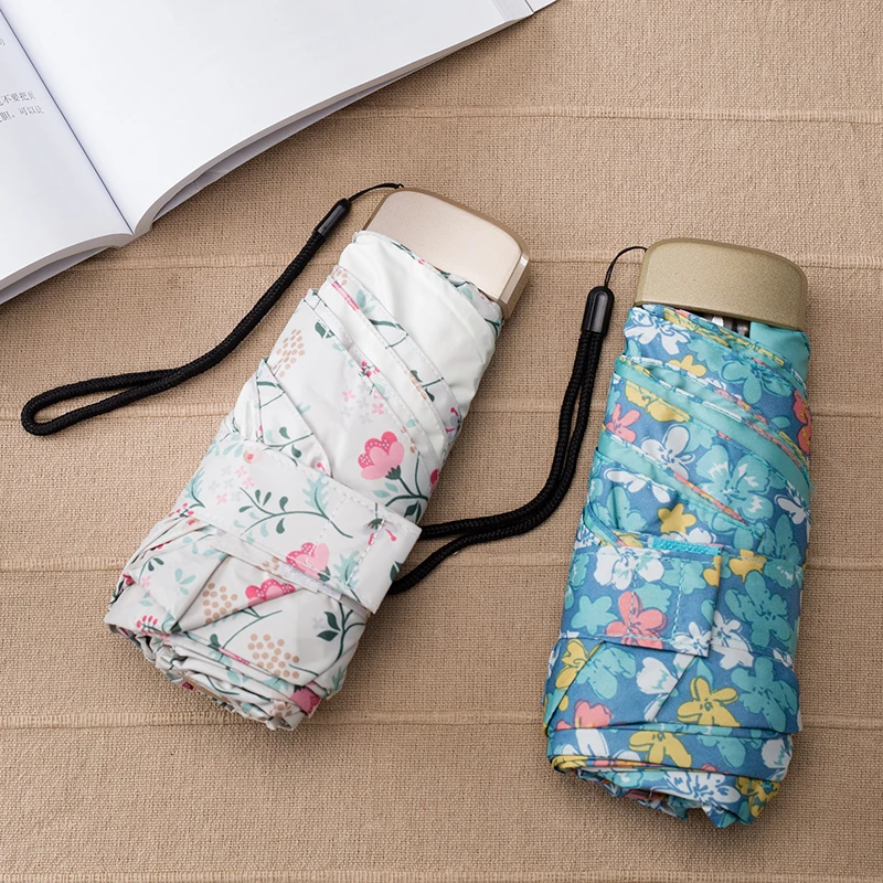 Складной зонт от солнца дождя для женщин подарок мужчин мини Карманный Зонт