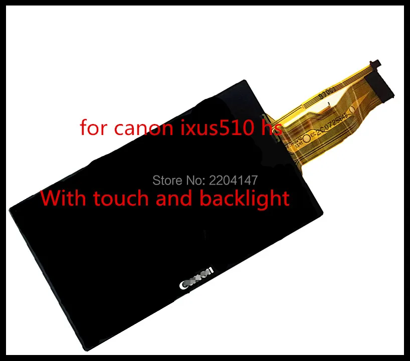 100% Новый оригинальный ЖК дисплей для цифровой камеры CANON IXUS 510 IXUS510 HS IXY 1 ELPH 530 с