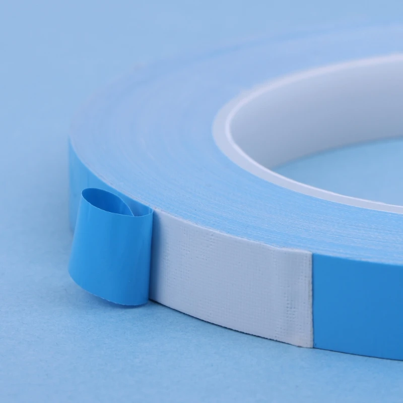 Двусторонняя клейкая лента теплопроводность для LED PCB радиатор CPU 25 метров/рулон 8