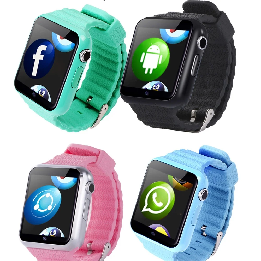 696 V7W умные часы sim Камера для Android Сенсорный экран смартфона MTK6572 | Электроника