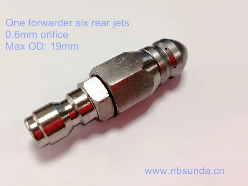 060 отверстие 1/4 &quotКанализация сопло очистки с 1/4&quot быстроразъемным разъемом|orifice|