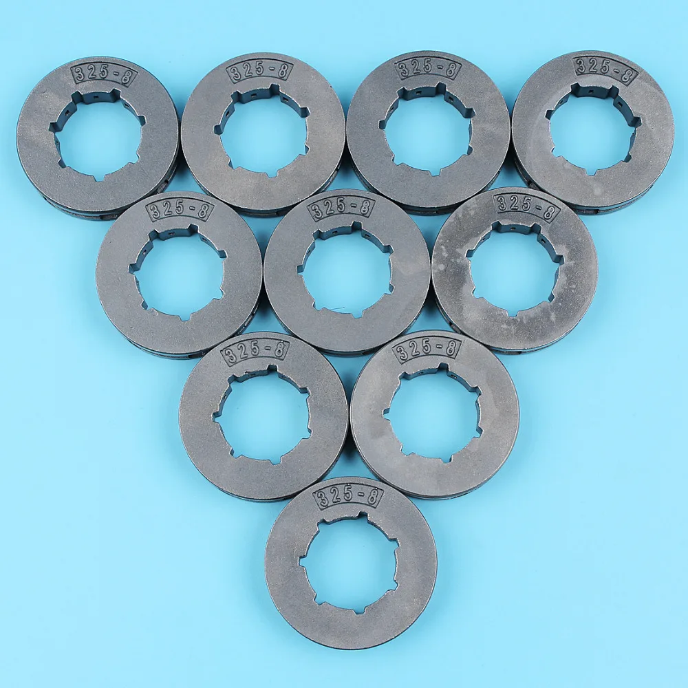 

10Pcs/lot .325"-8T Sprocket Rim For Husqvarna 50 51 55 154 254 257 262 Stihl 021 023 025 MS210 MS230 MS250 MS251 MS260 Chainsaw