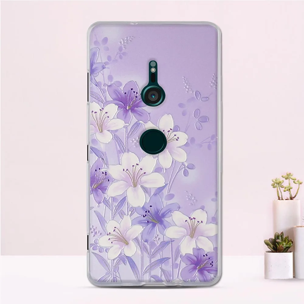 Чехол для sony Xperia XZ3 мягкий чехол из ТПУ XZ4 силиконовый компактный сумка телефона |