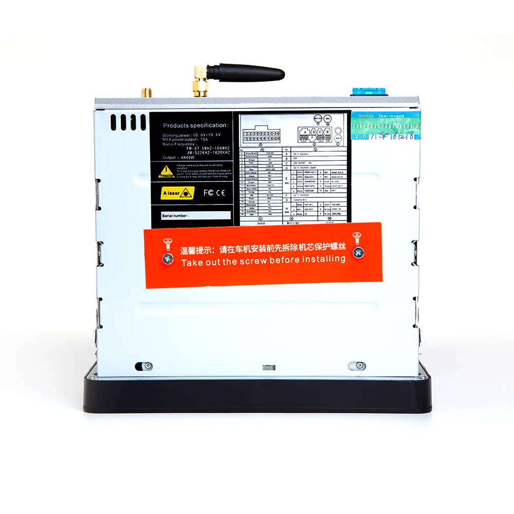 Eunavi Автомобильный мультимедийный радио плеер 1 din 7 ''для автомобиля DVD android 8 gps